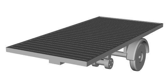 mh6 trailer 15ft flat 1/87 scale