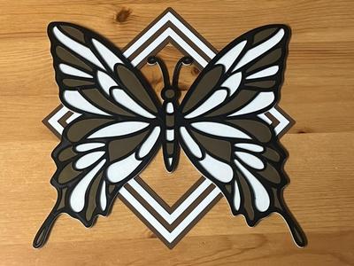 butterfly wall art