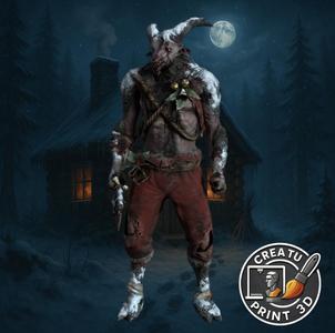 The Trapper Krampus Dead by Daylight 3D Printable Model / El Tramppero Krampus Dead by Daylight Modelo 3D Imprimible