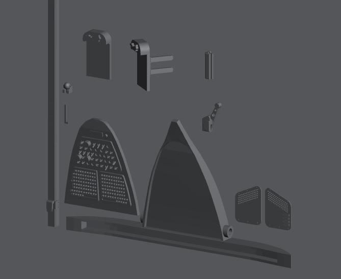 Helicopter Cockpit Detail Set H 145/EC 145, Scale 1:32