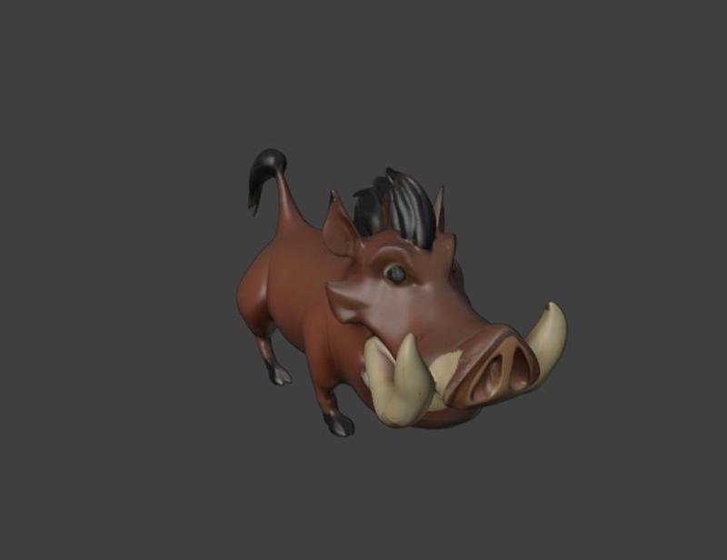 Pumba the lion king figure