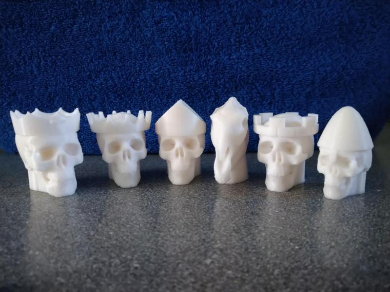 Skull Chess Set