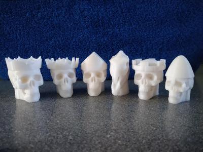 Skull Chess Set