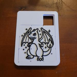 Charizard Sliding Puzzle / Jeu de taquin Dracaufeu - Pokémon Print-in-Place Brain Teaser (V2 Improved / V2 amélioré)