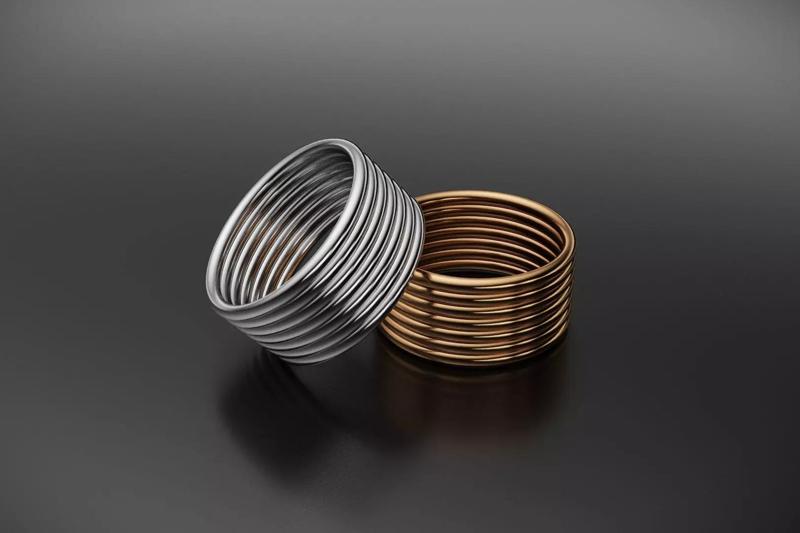 tribal wire stackable thumb ring us size 11