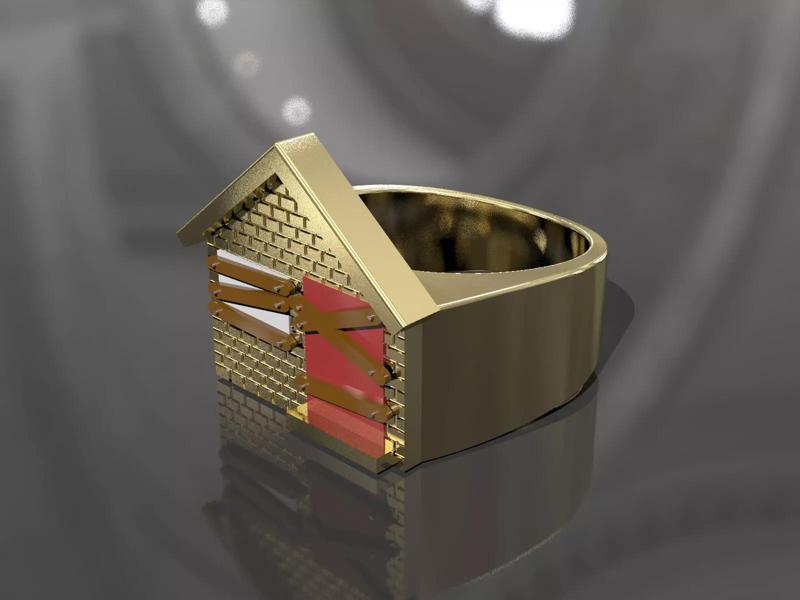 Trap house ring UK jewellery