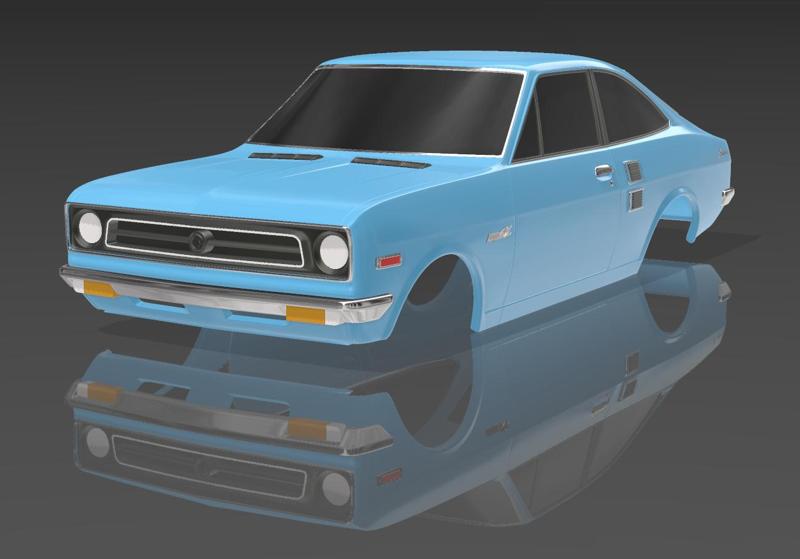 NISSAN DATSUN 1200 GX Coupe 1974 1:24 & 1:25 SCALE