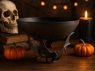 Medieval Gothic Bat Bowl