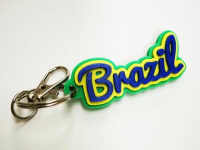 Brazil Keychain