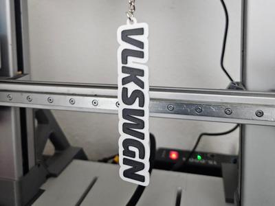 Volkswagen VW Keychain VLKSWGN