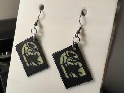 USPS Cat Stamp Earring