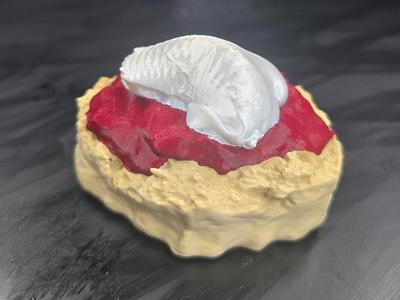 Scone With Cream On-Top