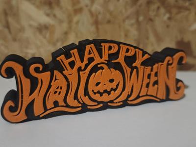HAPPY HALLOWEEN 3D DECOR