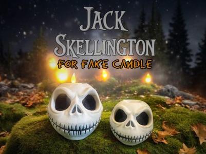 Jack Skellington for (fake) candle