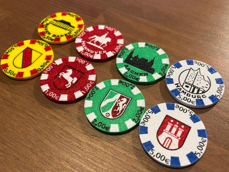 POKA Coins Chips – Collectible coins of German cities