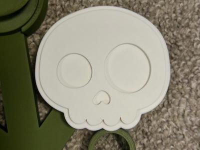 Skull Accent for "Not Another Brick Wreath"