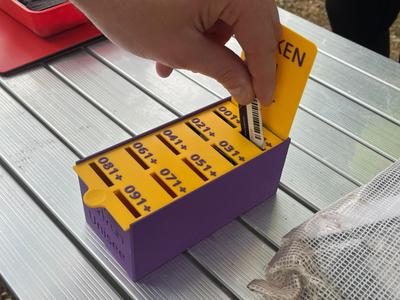 Parkrun Token Return and Sorting Box