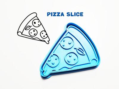 Pizza Slice Cookie Cutter / Stamp
