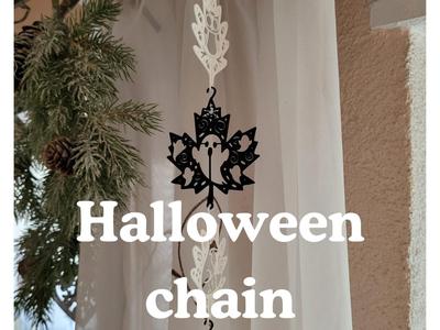 Halloween Ghost Ornament Chain / Hanger