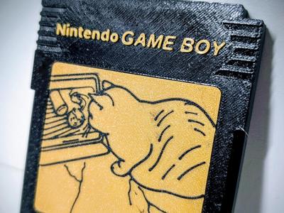 Custom GameBoy Cartridge Coaster (w/ Instructions)