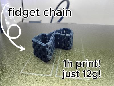 Fidget Chain - Print In Place