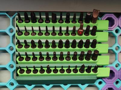 Removeable Bit storage (12 bits) for Multiboard