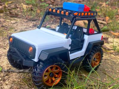 Offroad Rock Crawler Jeep