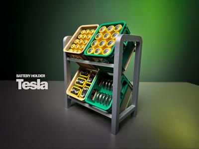 Tesla - Battery Holder Beer Crate Holder 
