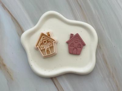 Gingerbread House Polymer Clay Cutter
