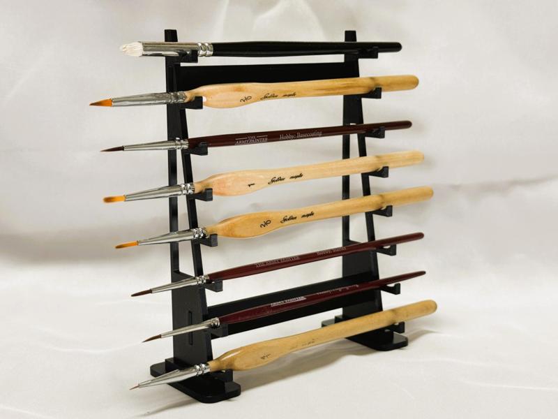 Mini Paintbrush Drying Rack - Quick print/EZ build