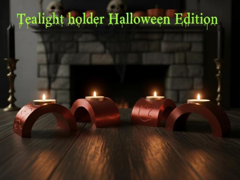 Tealight holder Halloween edition (No supports)