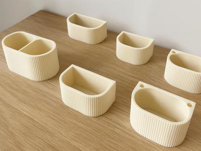 Ribbed Desk box 6 Designs
