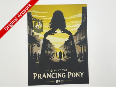 The prancing pony - Lord of the rings - hueforge