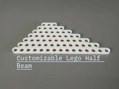 Iego/LegoTechnic Half Beams