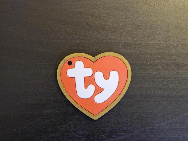 Beanie Baby ty Dog Tag / No AMS