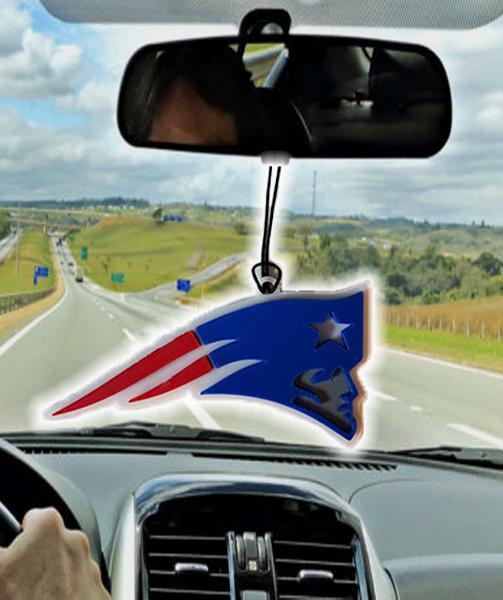 New England Patriots Car Rearview Mirror Ornament