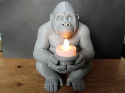 Tea light Gorilla
