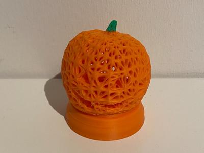 Pumpkin with tealight