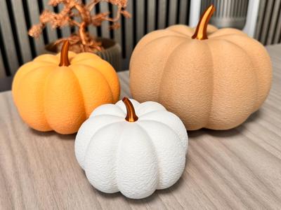 PUMPKIN FUZZY DECORATION SET