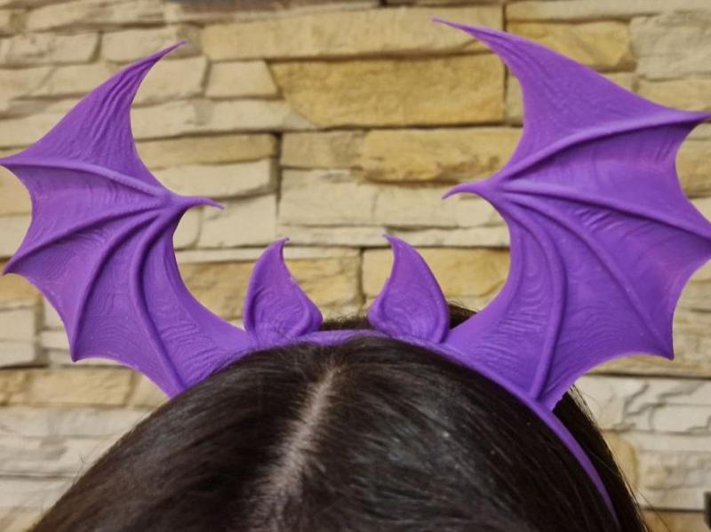 Halloween bat wings headband Diadema Alas 