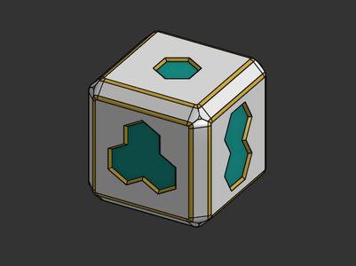 Hexagon Glyph D6