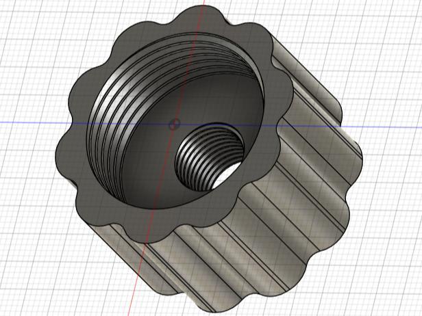 Reduction 1 inch inner to 1/4 - air to water