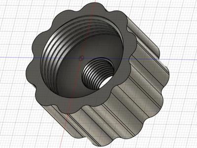 Reduction 1 inch inner to 1/4 - air to water