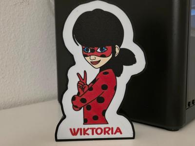 Ladybug LED customize name