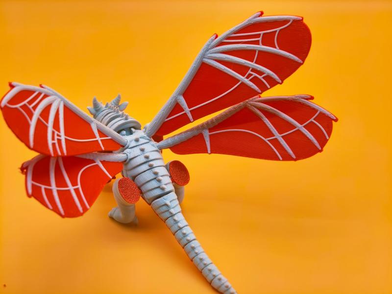 Baby Wyvern, no supports, A1 mini printable