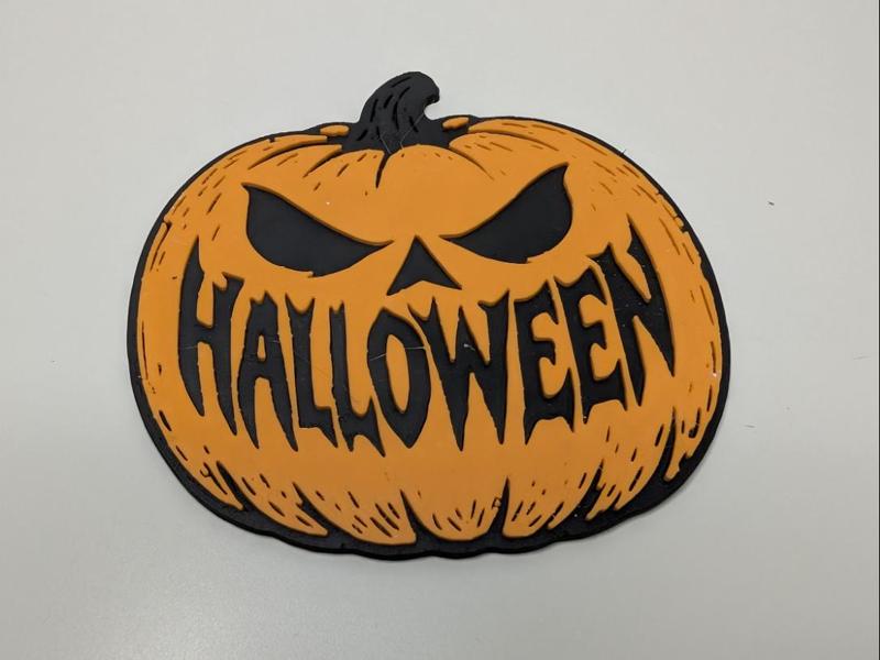 Pumpkin Coasters - Spooky “HALLOWEEN” Design