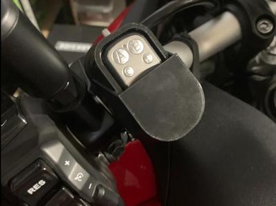 garage remote holder for 22mm Motorcycle handlebar