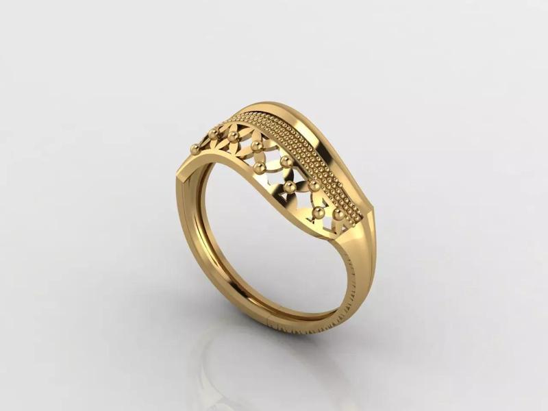 Women Plain Ring Ready STL 3DM Models Womens Rings 3D models