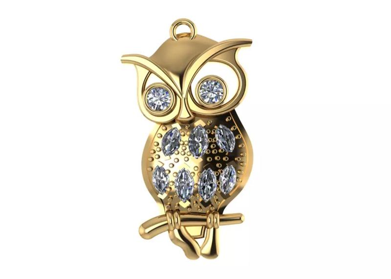 Owl pendant