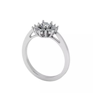 Engagement Ring with Halo